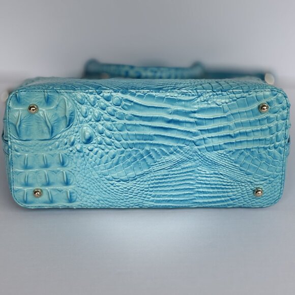 Brahim Duxbury Satchel in Tropic Blue Melbourne - Picture 3 of 7